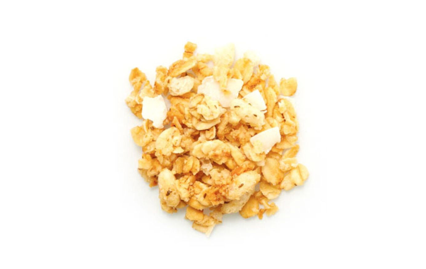 grains, granola (coconut chia)