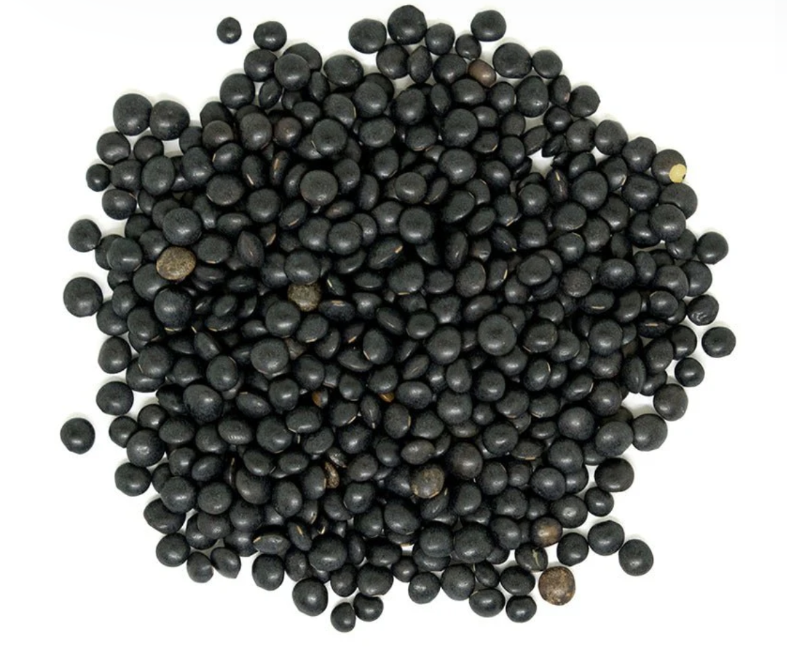 lentils, black
